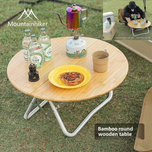Portable Bamboo Camping Folding Table for Easy Outdoor Dining