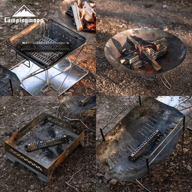Reusable Metal Firewood – Portable Camping BBQ Accessory