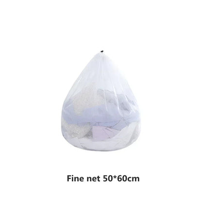 Mesh Laundry Bag Drawstring Large Capacity Organizer