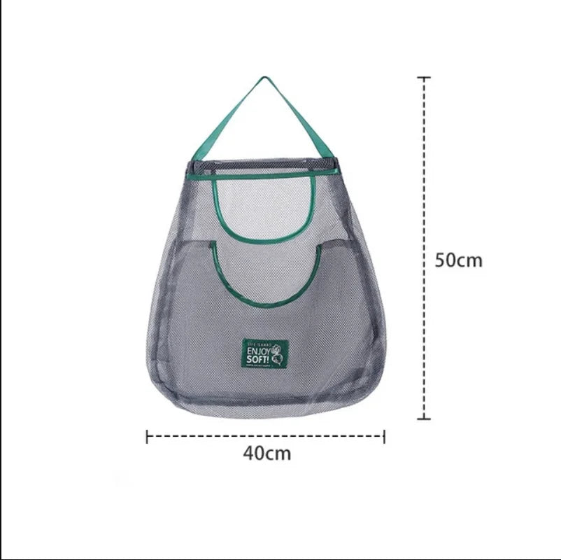 Hanging Mesh Storage Bag Keeps Produce Fresh
