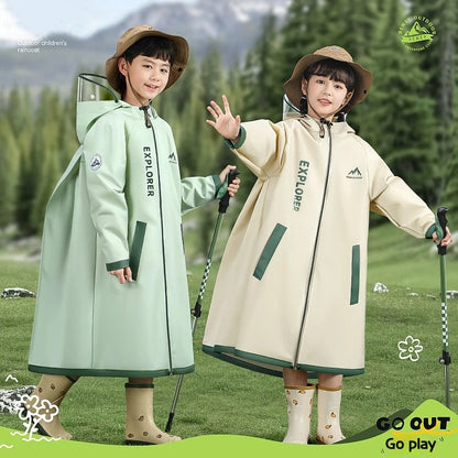 Full Body Rain Poncho with Backpack Protection