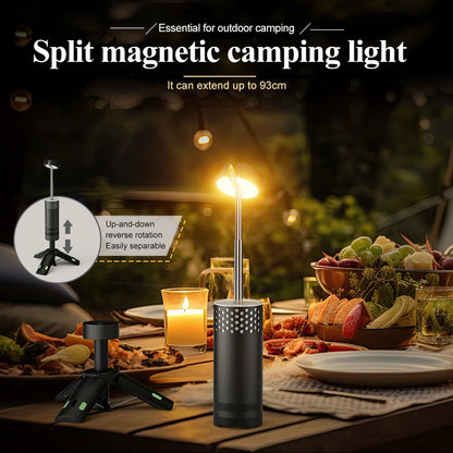 Upgraded Camping LED Flashlight – 800LM Multifunction Light
