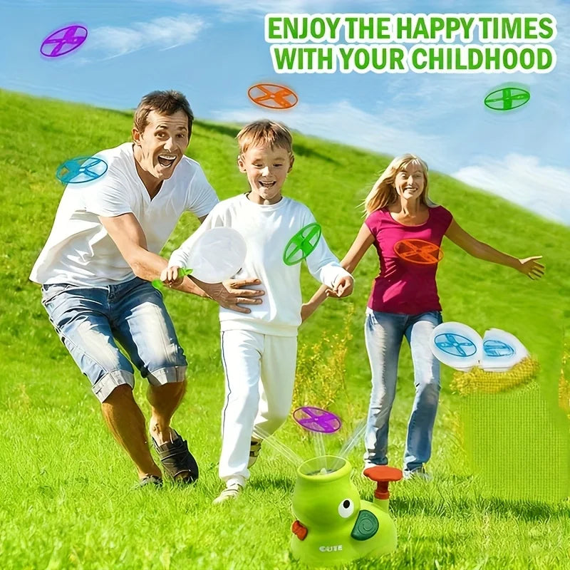 Kids Pop-Up Flying Saucer Toy – Durable Outdoor Fun Launcher