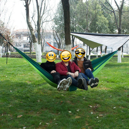 Portable Outdoor Hammock for Camping & Hiking Comfort