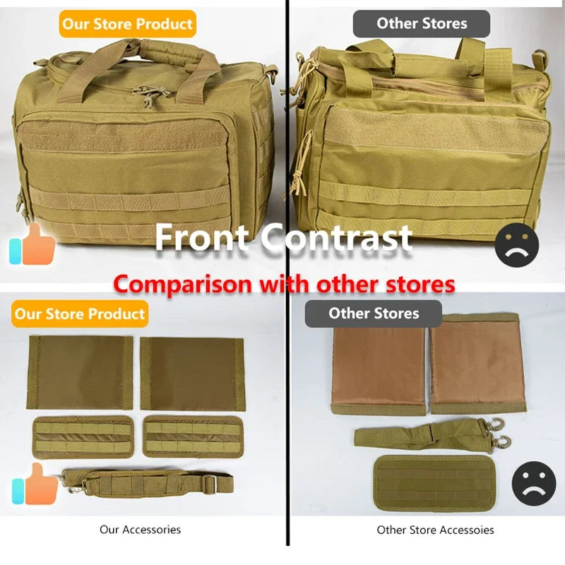Tactical Range Bag with Molle System & Smart Storage