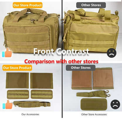 Tactical Range Bag with Molle System & Smart Storage