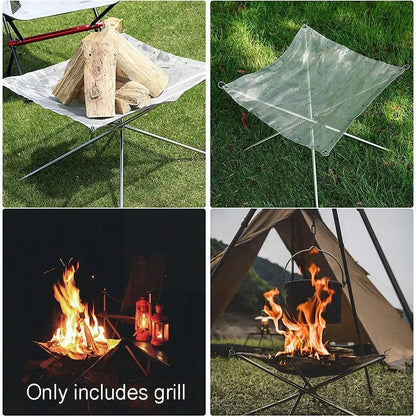 Portable Fire Pit – Quick Setup Outdoor BBQ Grill