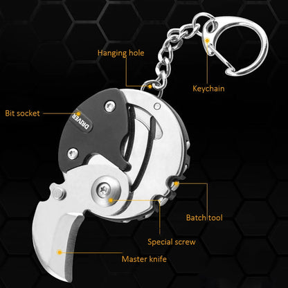 Multifunctional Keychain Knife – EDC Pocket Tool