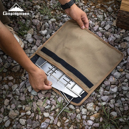 Portable Folding Stainless Steel BBQ Grill for Camping