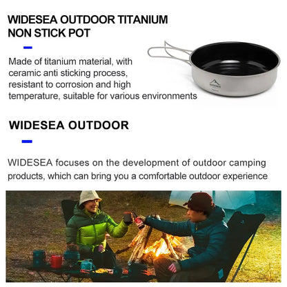 Titanium Camping Cookware Set – Lightweight Outdoor Cooking