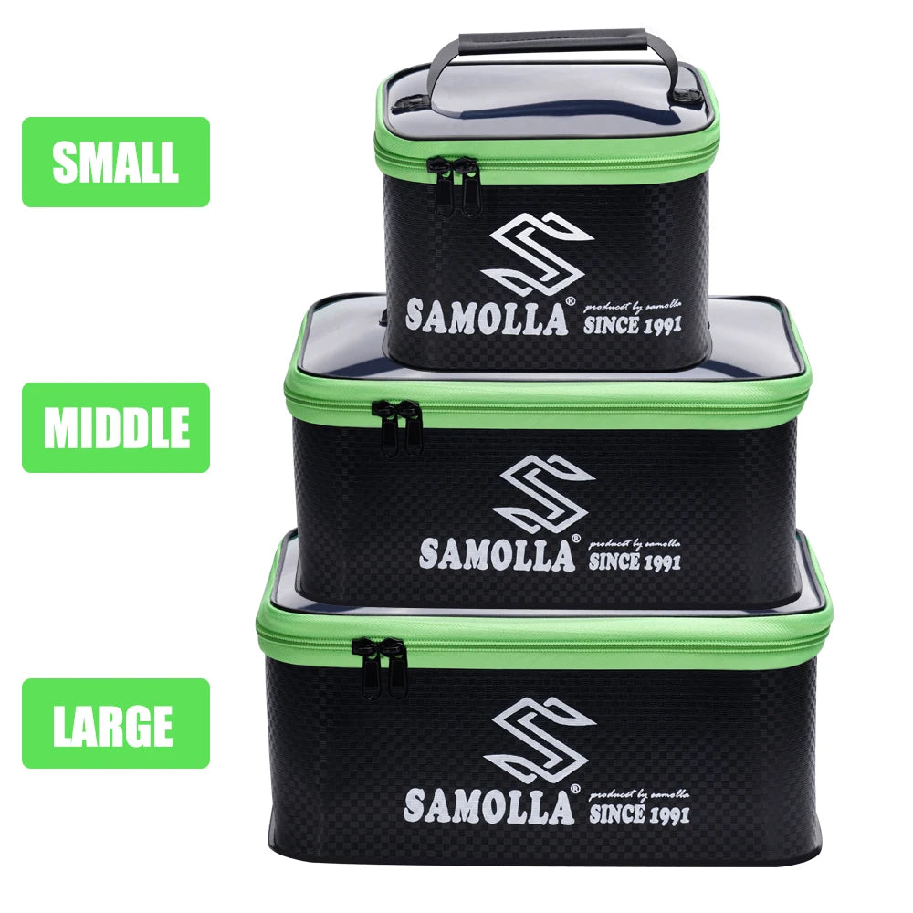 Waterproof Fishing Gear Storage Bag with EVA Protection