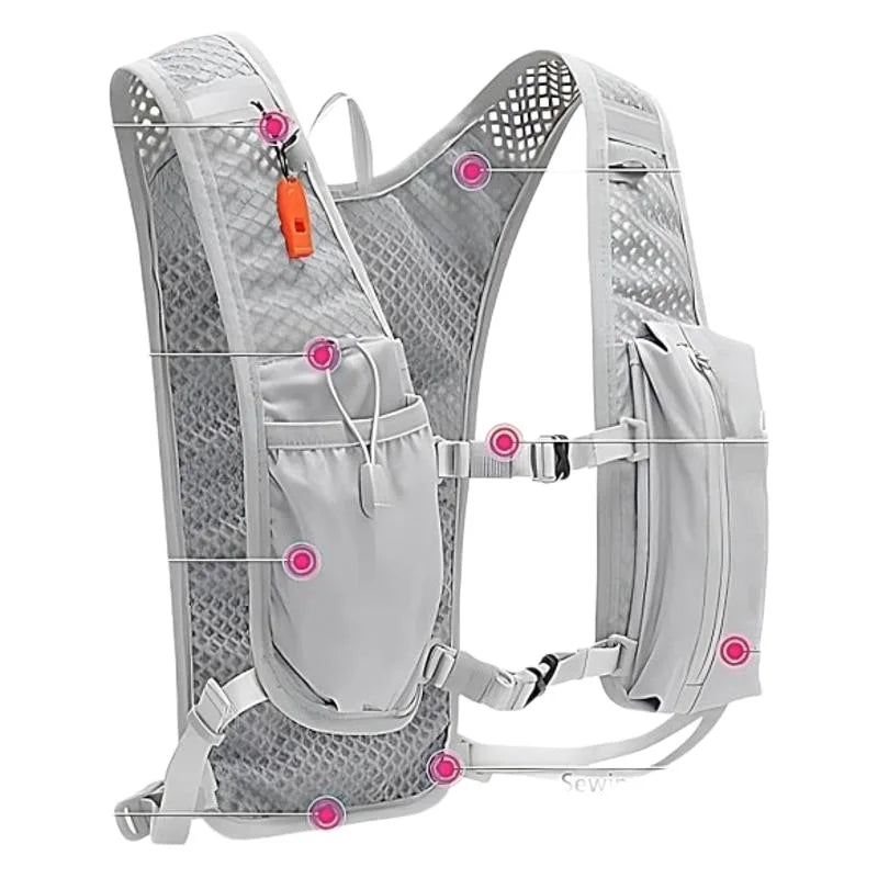 Running Hydration Vest with Storage for Long Runs