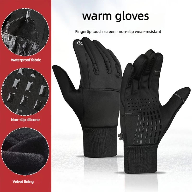 Waterproof Winter Gloves with Touchscreen & Thermal Warmth