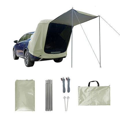 Car Rear Tent Waterproof Shelter for Camping Trips