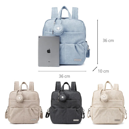 Waterproof Diaper Backpack with Large Capacity Storage