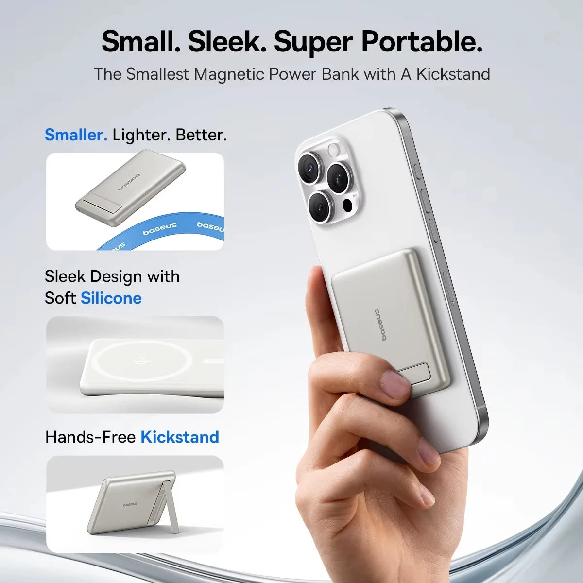 Magnetic Power Bank 5000mAh Wireless Fast Charge