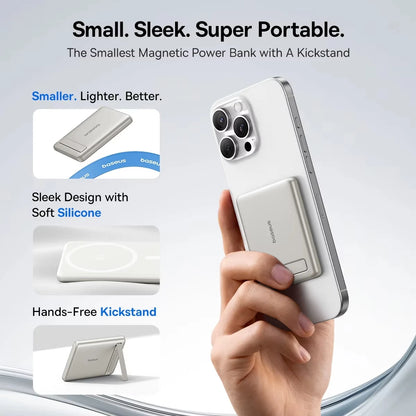Magnetic Power Bank 5000mAh Wireless Fast Charge