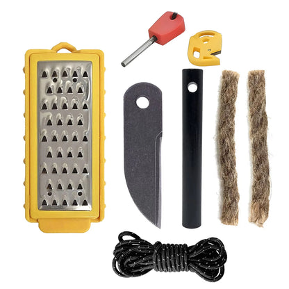 Outdoor Camping Flint Set – Portable Fire Starter Tool