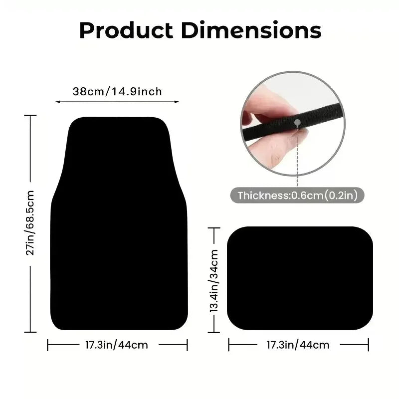 Car Floor Mats All-Weather Non-Slip Full Protection