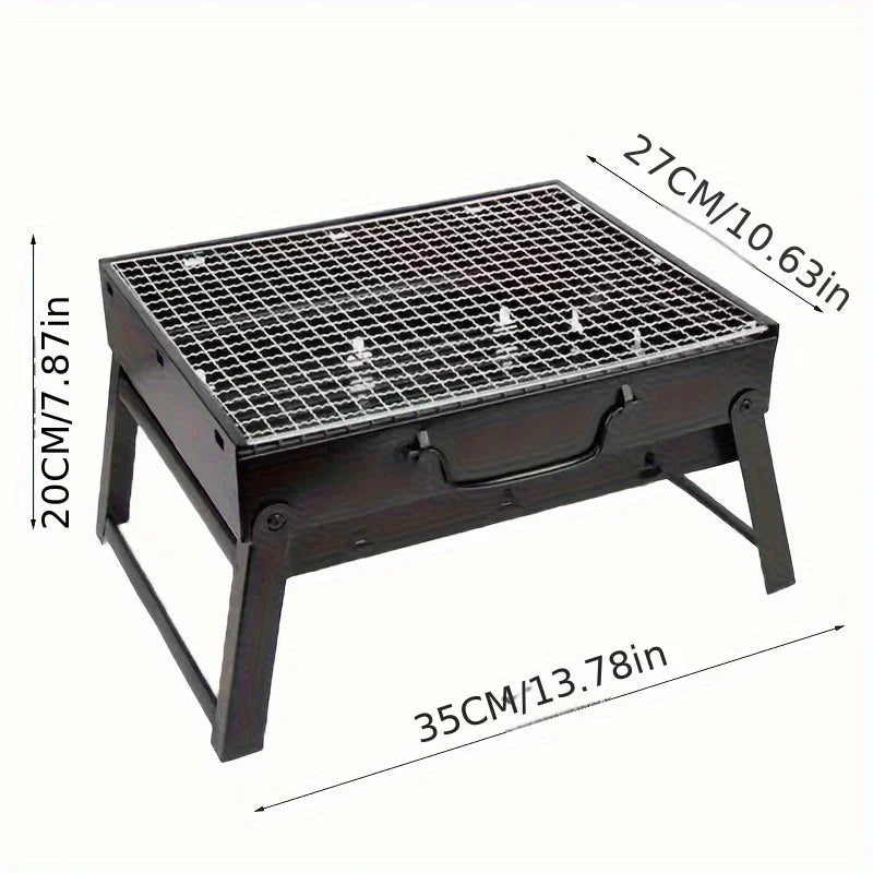 Portable Charcoal BBQ Grill – Compact Outdoor Cooking