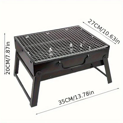 Portable Charcoal BBQ Grill – Compact Outdoor Cooking