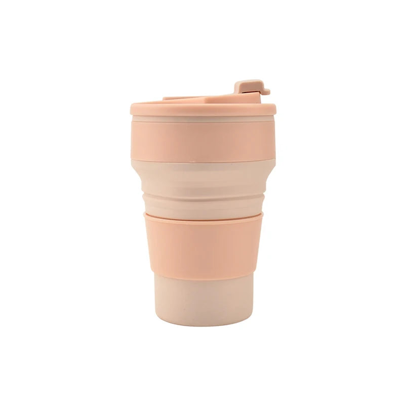 12oz Collapsible Silicone Cups – Portable Travel Mug