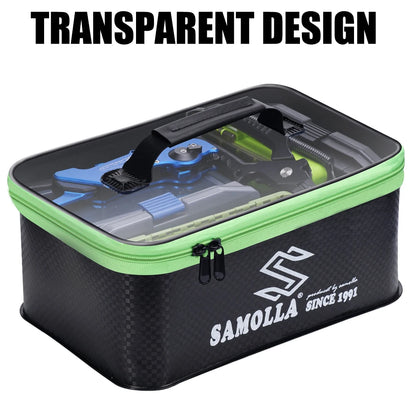 Waterproof Fishing Gear Storage Bag with EVA Protection