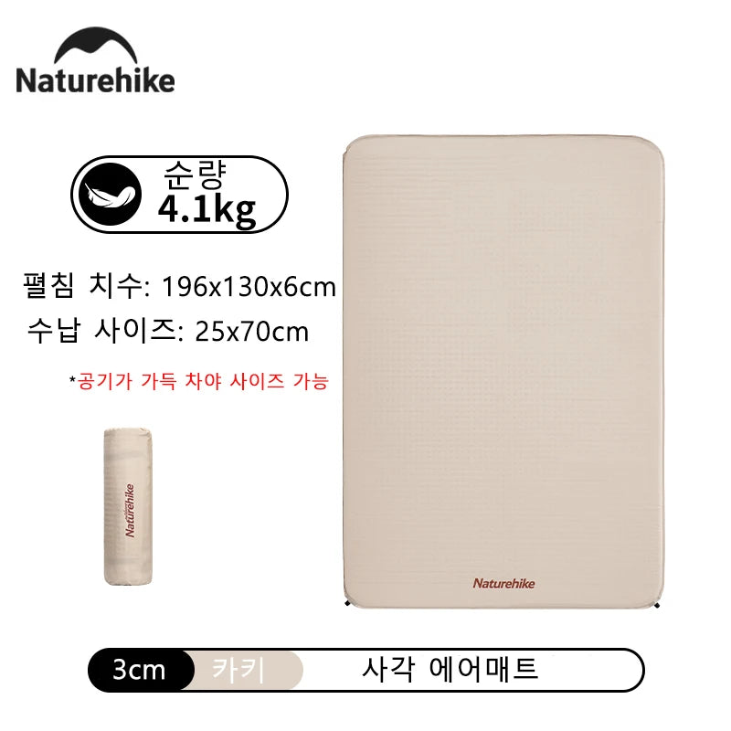 Self-Inflating Air Mattress – 6cm Thick Camping Pad