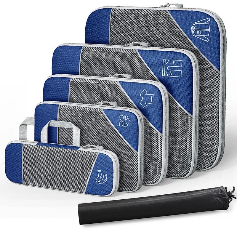 Compression Packing Cubes Set – Maximize Space & Organize