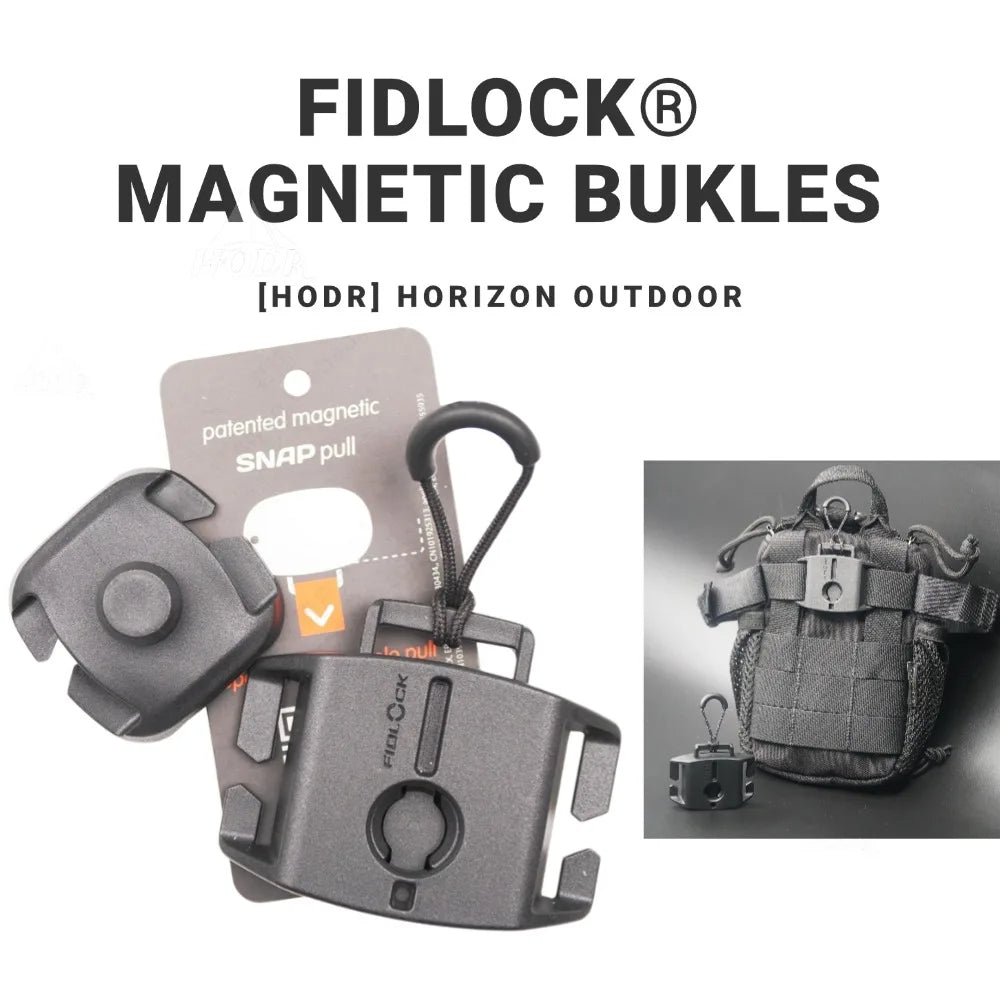 HODR FIDLOCK Magnetic Buckle – Quick-Release Tactical Clip