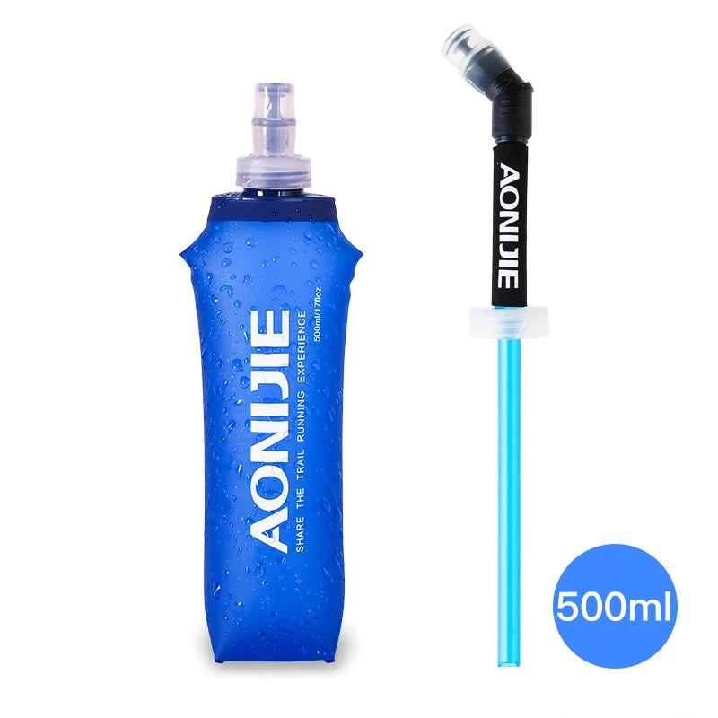 Folding Soft Water Bottle – 500ml Running & Hiking