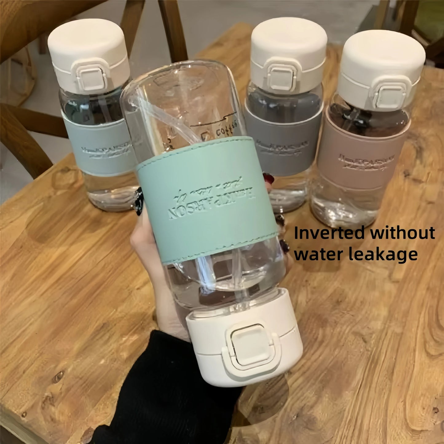 500ml Kids Water Bottle – Leakproof Straw Design