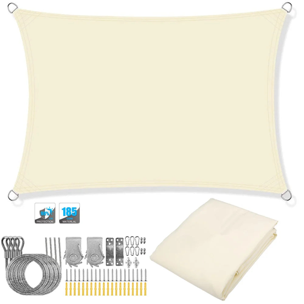 Waterproof Sun Shade Sail Canopy for Outdoor Patio