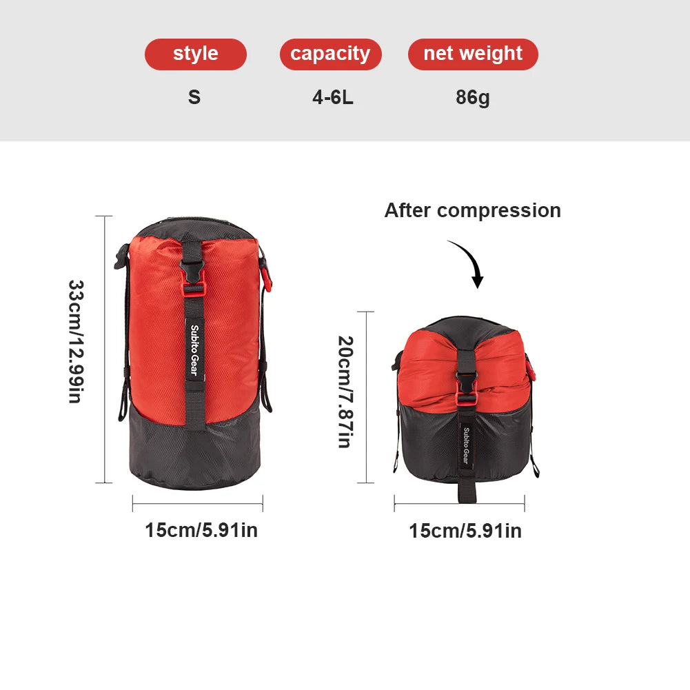 Sleeping Bag Compression Sack for Space Saving