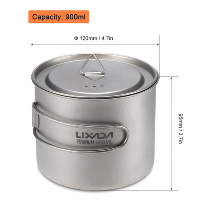 Titanium Camping Cup Pot Ultralight for Hiking & Backpacking