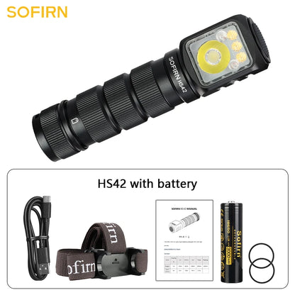 Sofirn HS42 Headlamp 2100lm Rechargeable USB-C Light