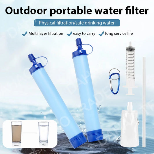 Personal Water Filter for Camping & Emergency Hydration