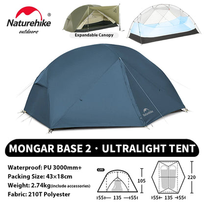 Ultralight Camping Tent 2 Person – Waterproof & Compact