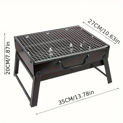 Portable Charcoal BBQ Grill – Compact Outdoor Cooking