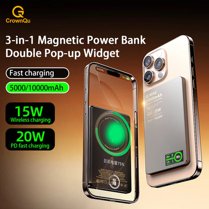 Magnetic Wireless Power Bank Fast Charging 10000mAh