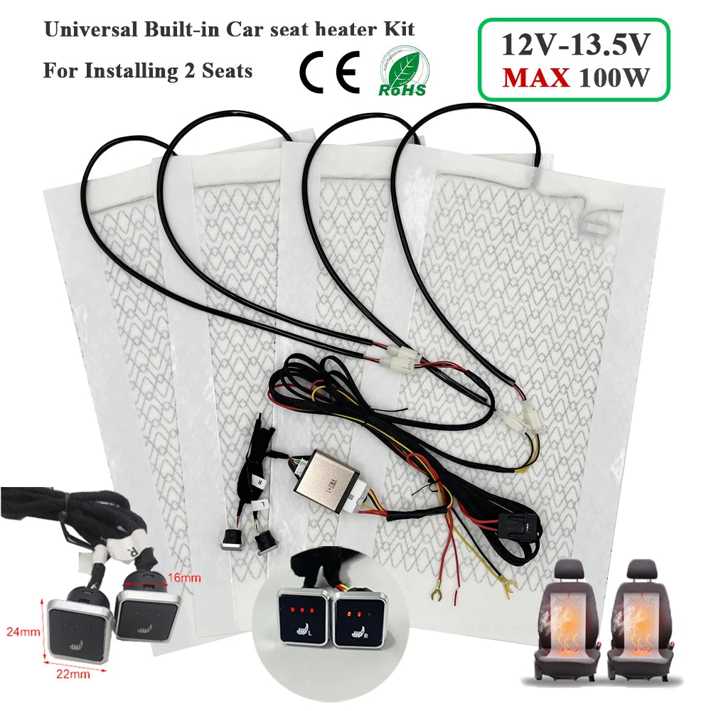Heated Seat Cushion 12V 3-Level Winter Comfort