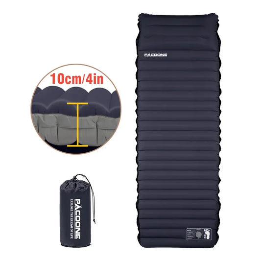 Ultralight Camping Mattress – Self-Inflating Comfort 10cm Thick