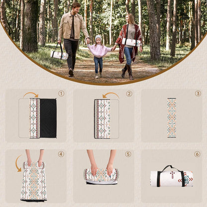 Waterproof Picnic Blanket – Large 200×200 Outdoor Mat