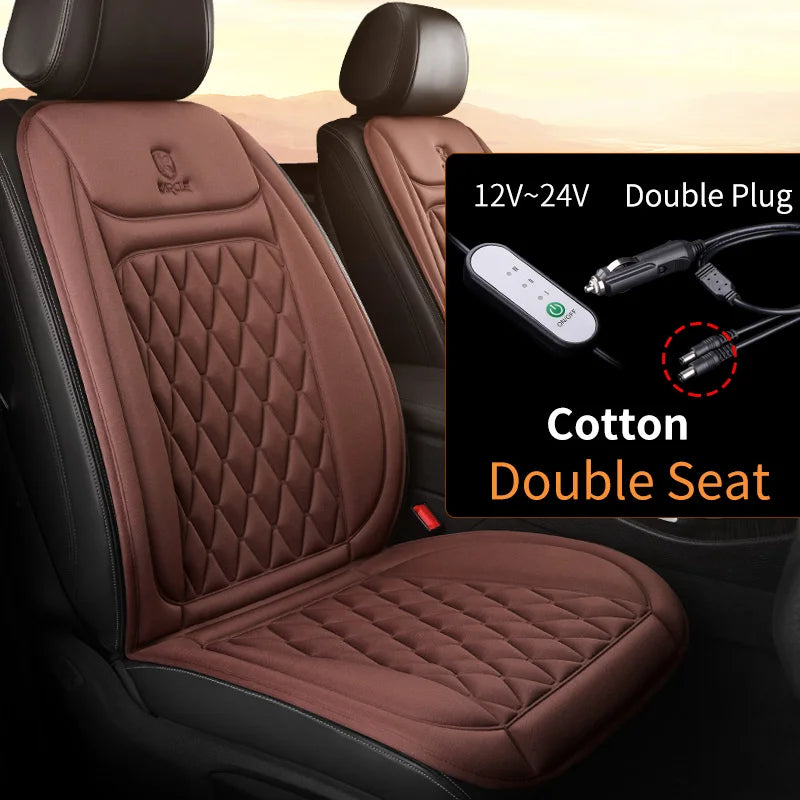 Heated Car Seat Cushion for Winter Driving Comfort