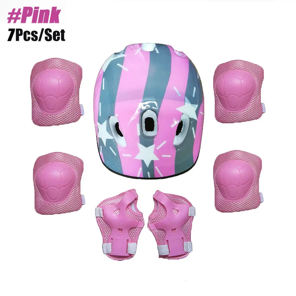 Kids Protective Gear Set – Knee & Elbow Pads Safety