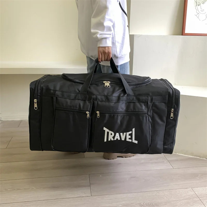 Foldable Travel Duffel Bag Waterproof Large Capacity