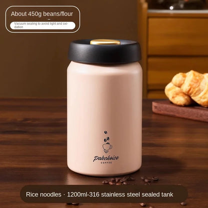 Airtight Coffee Bean Storage Container Freshness Lock