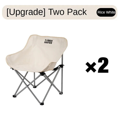 Folding Moon Camping Chair for Comfortable Outdoor Seating
