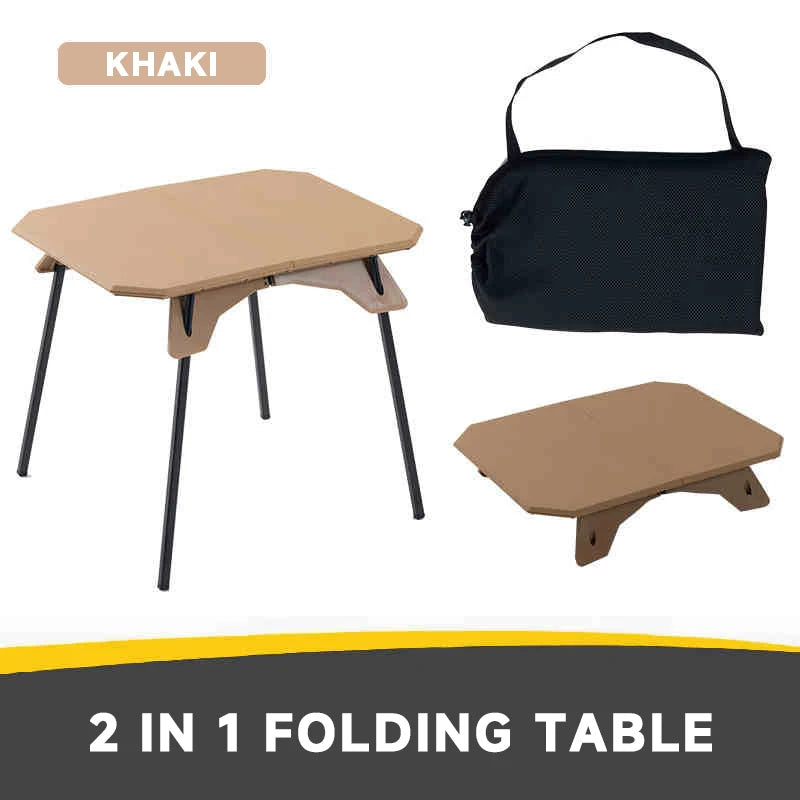 Ultralight Folding Camping Table with Adjustable Height