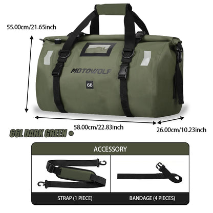 Waterproof Dry Bag for Motorcycle Travel Gear Protection